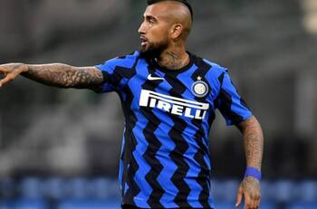 Inter de Milán le envió todo su apoyo a Arturo Vidal en su recuperación del Covid-19