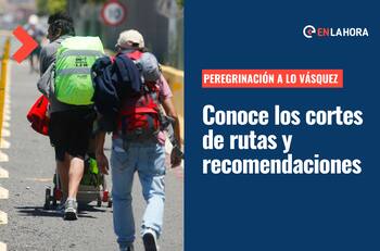 Peregrinación a Lo Vásquez: Conoce desde qué hora habrá cortes de tránsito en la Ruta 68 y recomendaciones