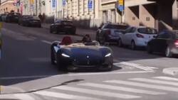 Así fue como Zlatan paseó por las calles de Estocolmo con su lujoso Ferrari