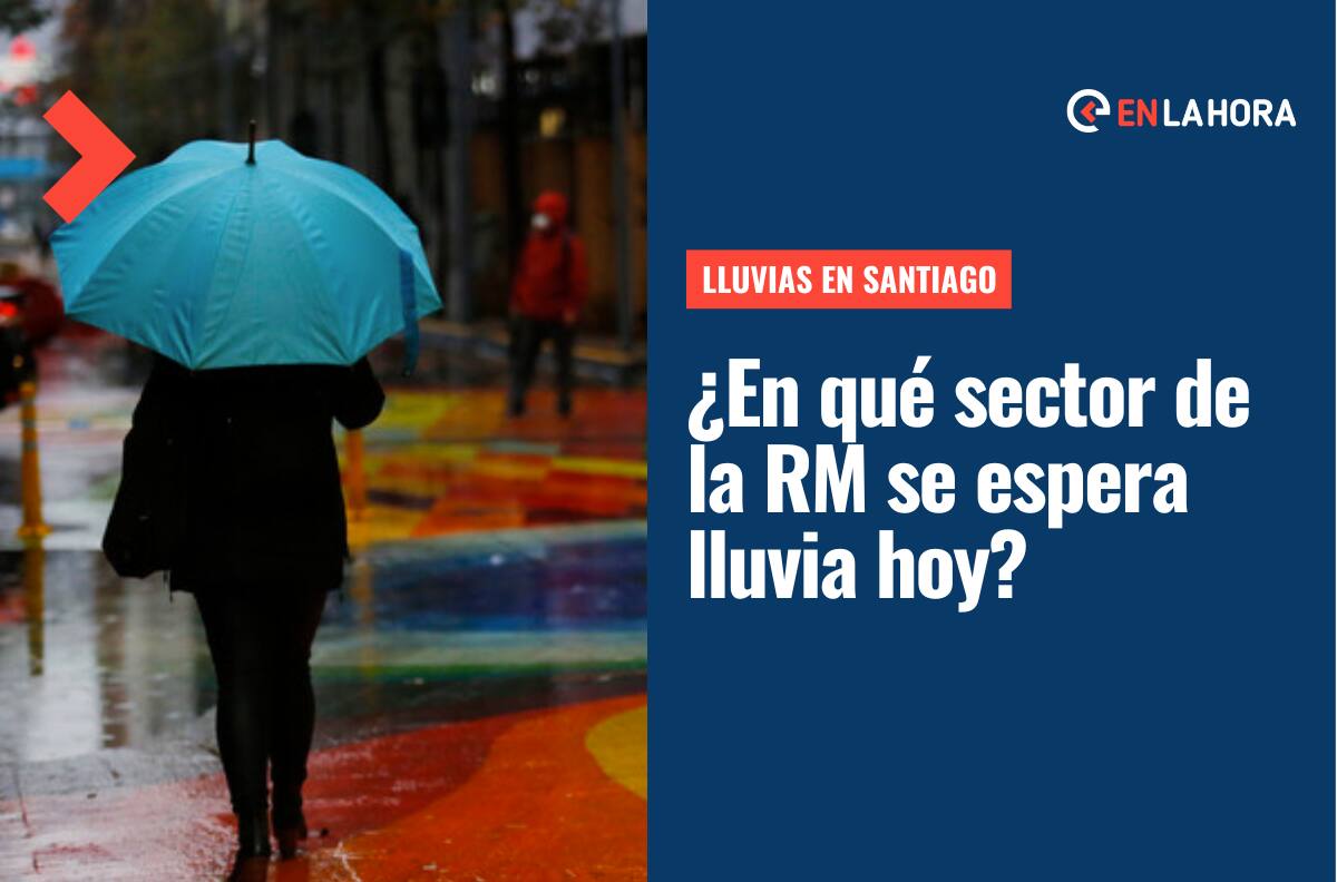 Lluvia en Santiago: ¿Lloverá este domingo 10 de julio en la Región Metropolitana?