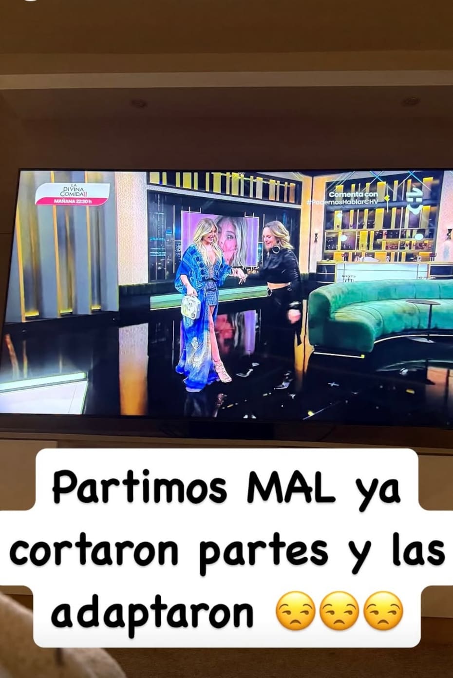 La empresaria no aguantó la edición.