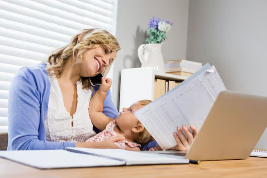 Emprender les resulta compatibles con la maternidad.
Créditos: Freepik.