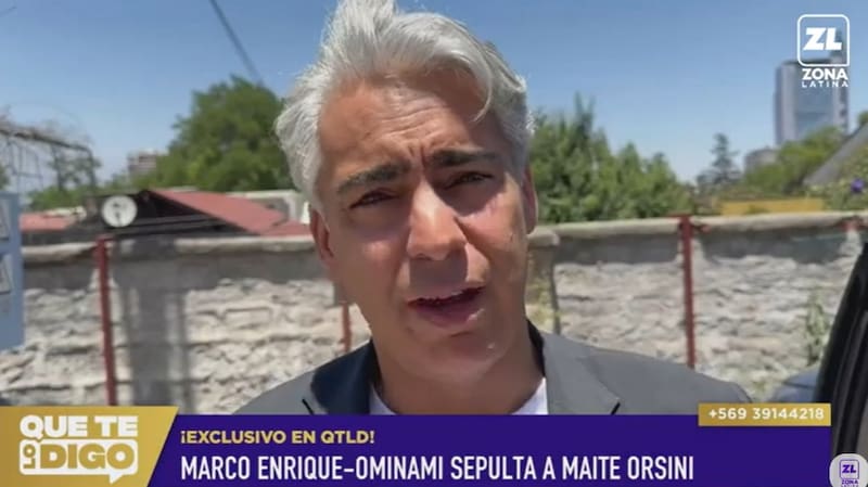 Marco Enríquez-Ominami afirma que Maite Orsini no aporta al debate público. Créditos: Pantallazo Zona Latina
