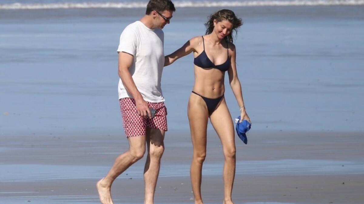 Tom Brady y Gisele Bündchen se lucen en las playas de Costa Rica