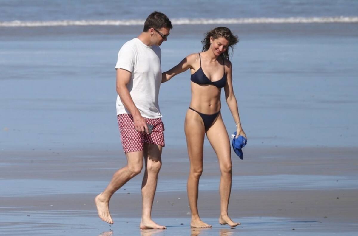 Tom Brady y Gisele Bündchen se lucen en las playas de Costa Rica