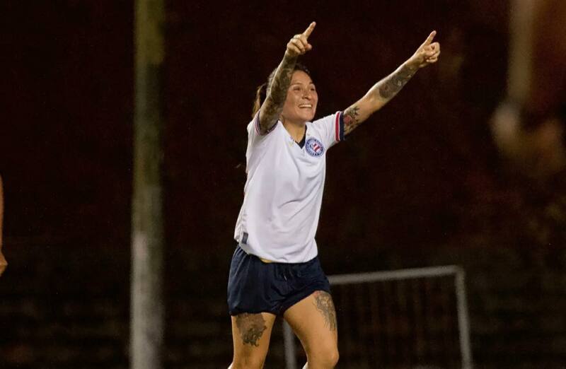 Yenny Acuña fue figura en Brasil. Foto: Instagram Bahía