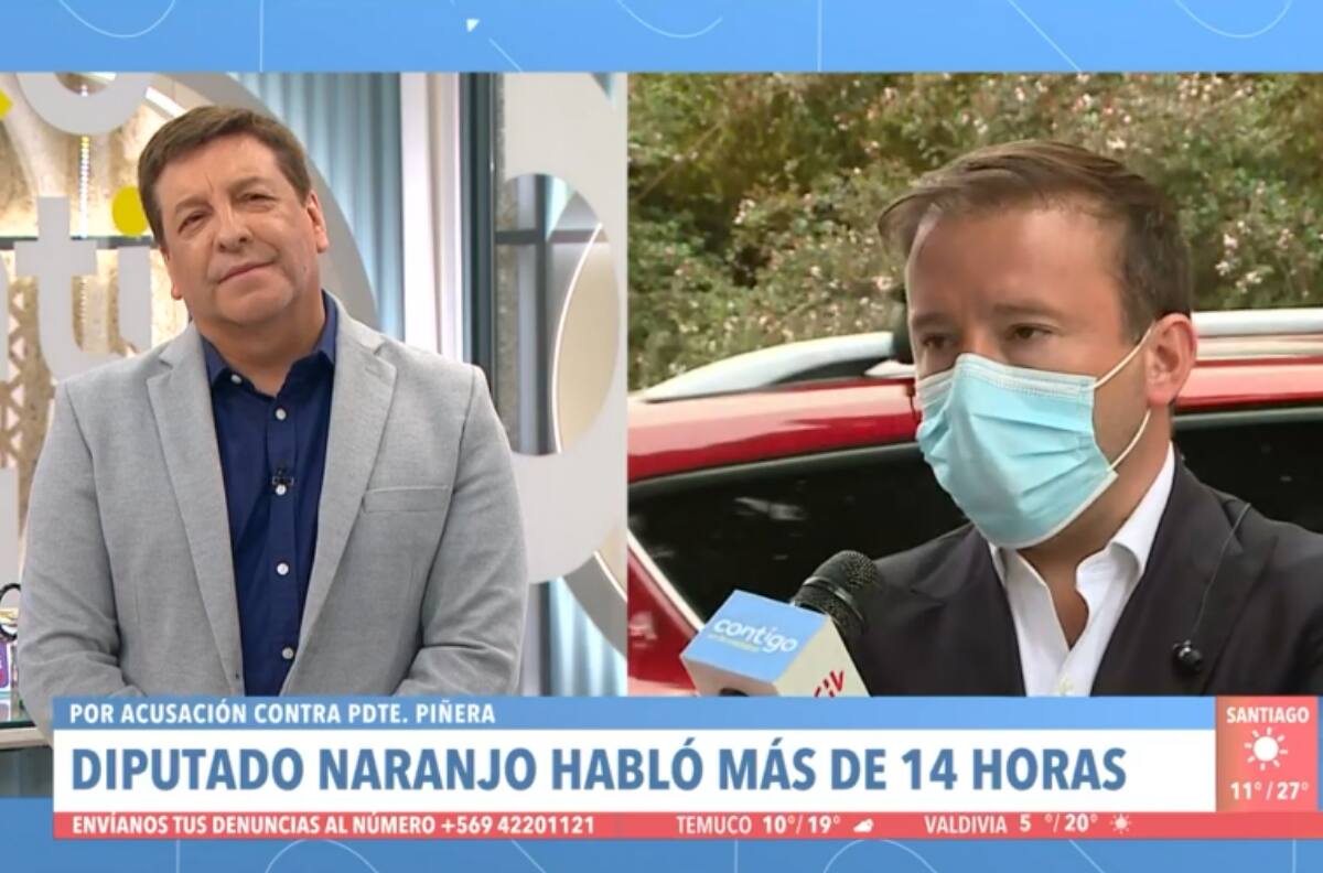 “Usted habla media hora y no dice nada”: Julio César Rodríguez bromeó con Tomás Fuentes tras abrupto corte de un despacho
