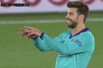 Gerard Piqué se burló del VAR tras gol anulado a Lionel Messi