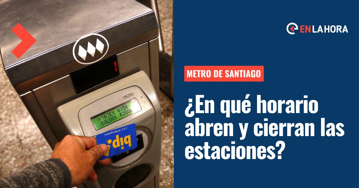 Horario del Metro | Consulta a qué hora abre y cierra el Metro este ...