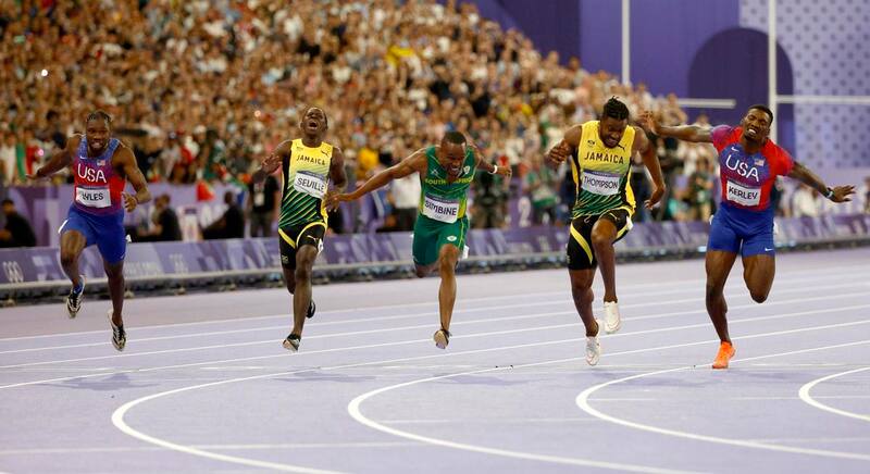 El estadounidense logró la presea dorada en París 2024. EFE.