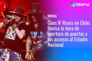 Guns N' Roses en Chile: Revisa la hora de apertura de puertas y los accesos al Estadio Nacional