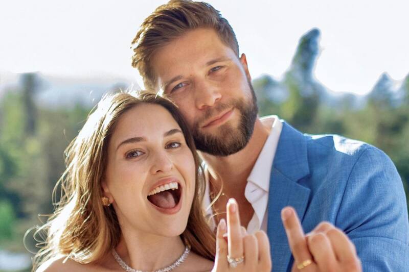 Matrimonio civil de Belén Soto y Branko Bacovich/ Instagram