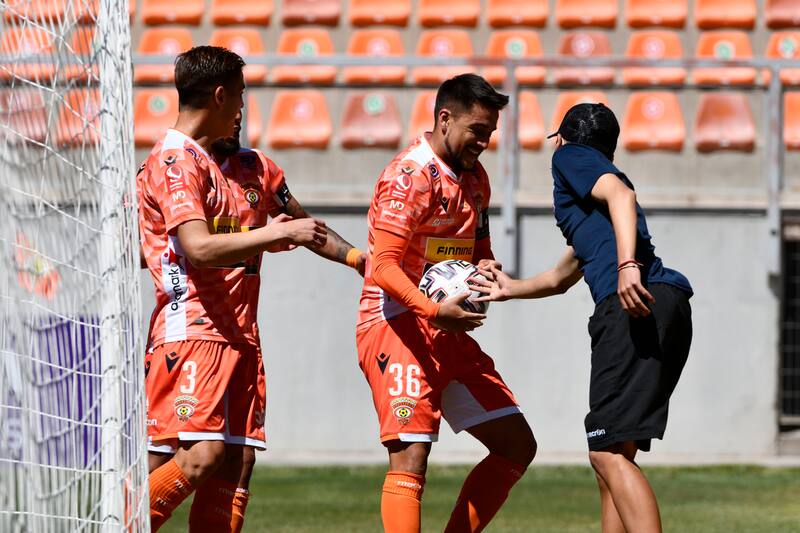 Bryan Cortés jugó en Cobreloa en 2021. Crédito: Agencia Aton.