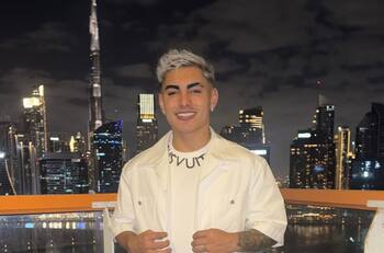 VIDEO | ¡Tremendo! Jordhy Thompson celebró Año Nuevo en Dubái con impactante show de luces y fuegos en el Burj Khalifa