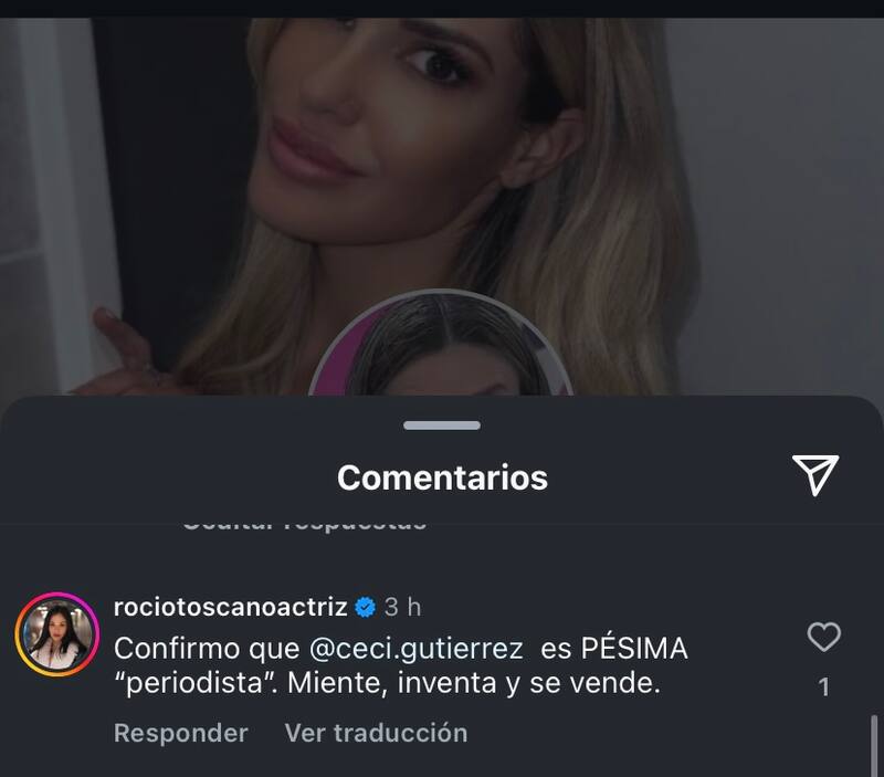 Rocío Toscano arremetió contra Cecilia Gutiérrez.