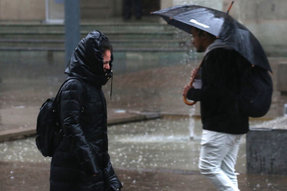 Las precipitaciones comenzarán pasado el mediodía de este jueves, y se extenderán hasta el viernes.