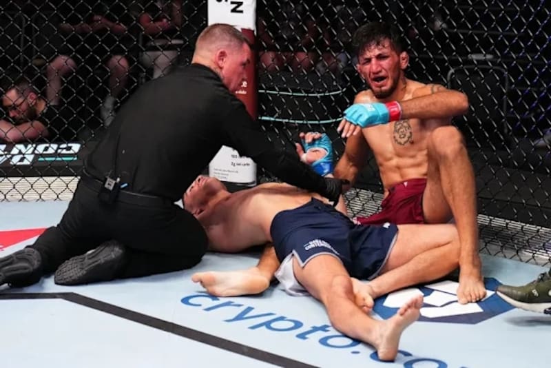 El afgano fuera de la UFC. Foto: Chris Unger.