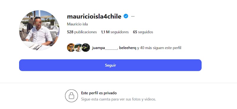 El Huaso decidió limitar el acceso a su Instagram.