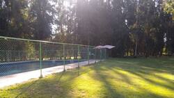 A menos de 1 hora de Santiago: Este camping inserto en un bosque de grandes eucaliptus es perfecto para visitar en verano