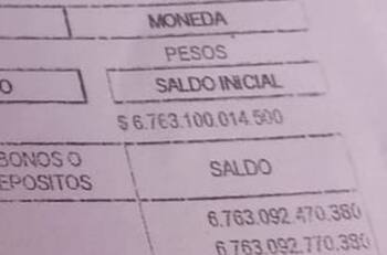 ¿Millonaria por accidente? Mujer recibió depósito por más de seis billones de pesos y no sabe por qué