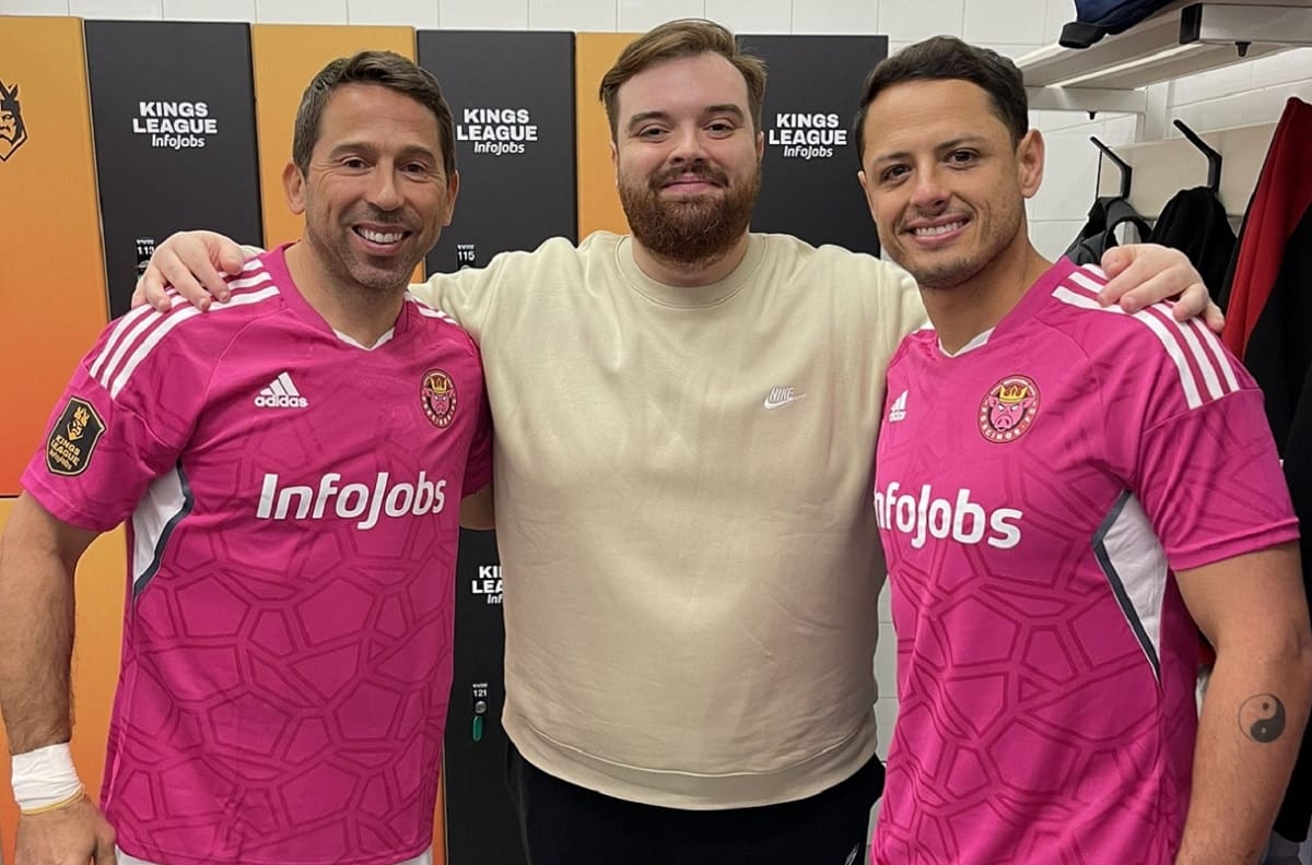 VIDEO: El increíble gol que erró Javier "Chicharito" Hernández en la Kings League jugando para el equipo de Ibai Llanos