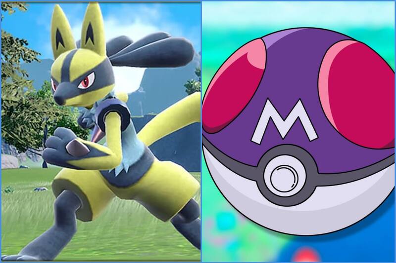 Lucario Shiny y la Master Ball