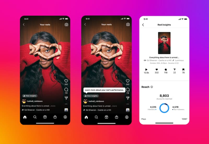 Así se verán las nuevas estadísticas. Créditos: Instagram.