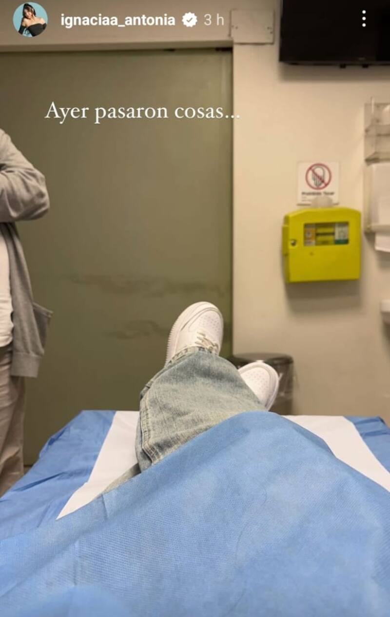 Ignacia Antonia necesitó atención médica. Créditos: Instagram