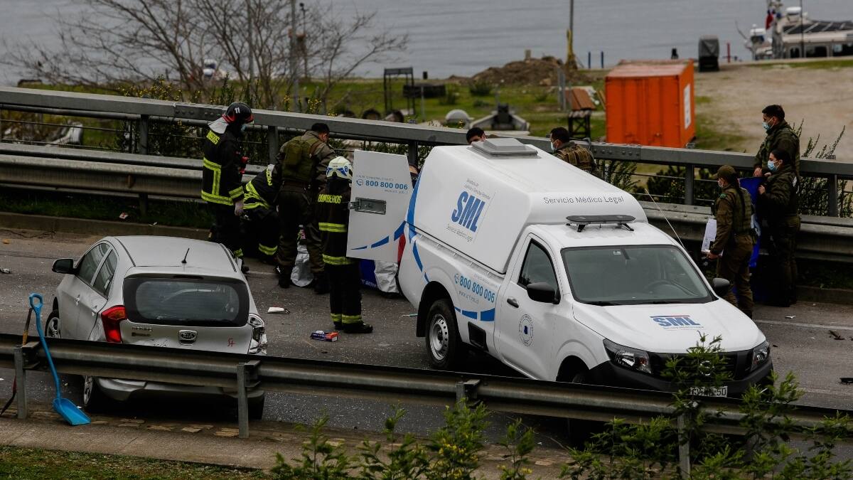 Violento accidente de tránsito dejó un muerto y cuatro heridos en Talca