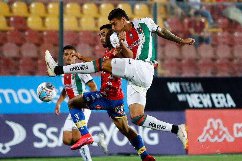 El argentino Lucas Acevedo defendió a Palestino en 2020.