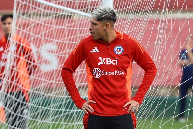 en la Selección Chilena. Foto: Agencia Aton.