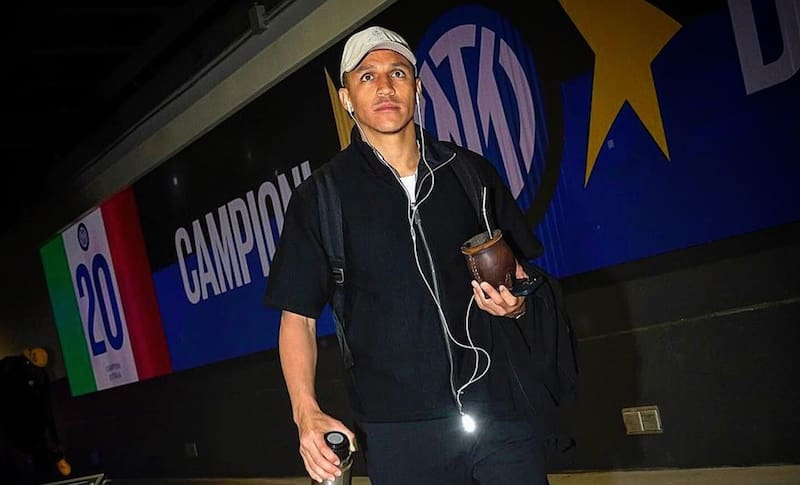 Alexis Sánchez se quedó con las ganas de sumar minutos en Inter