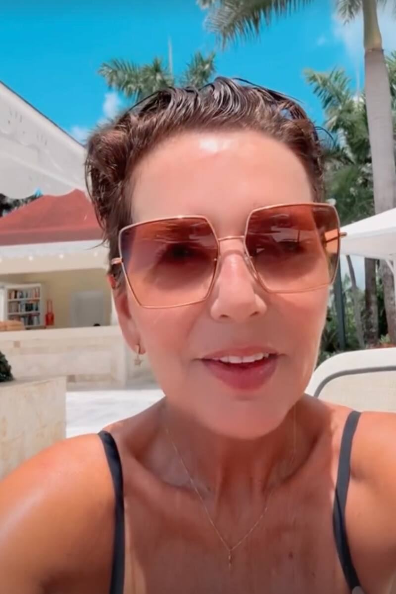 La animadora se lanzó contra Daniel Fuenzalida.