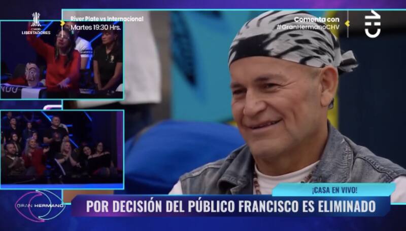 Francisco Arenas es el sexto eliminado de "Gran Hermano" Chile. Foto: CHV.