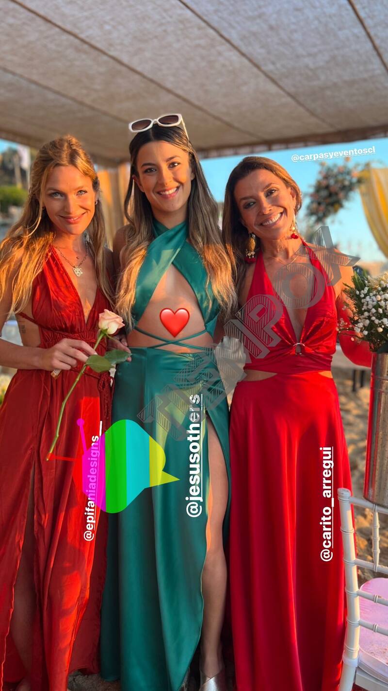 Mayte Rodríguez, María Jesús Sothers y Carolina Arregui / Créditos: Instagram
