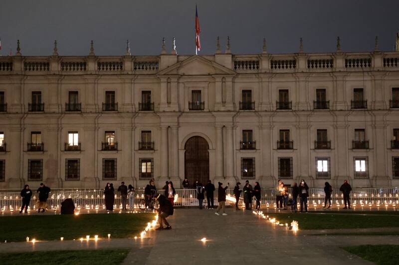 Este domingo se realizó una masiva velatón en conmemoración del 11 de septiembre.