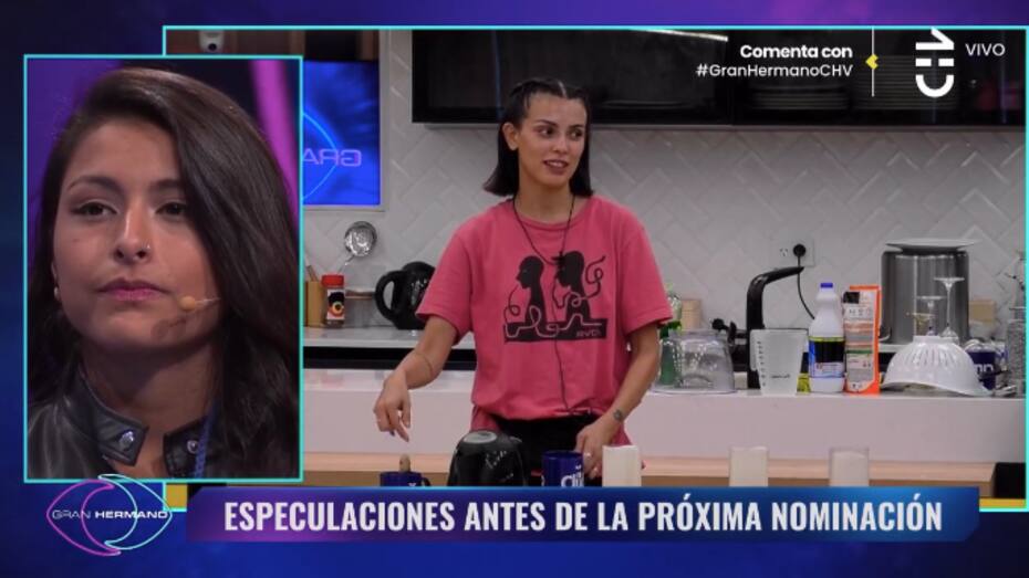 Constanza Capelli especula sobre la próxima placa de nominados. Foto: CHV.