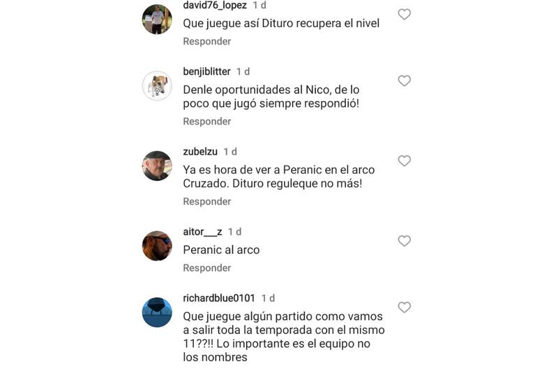 Hinchas de Universidad Católica en Instagram.