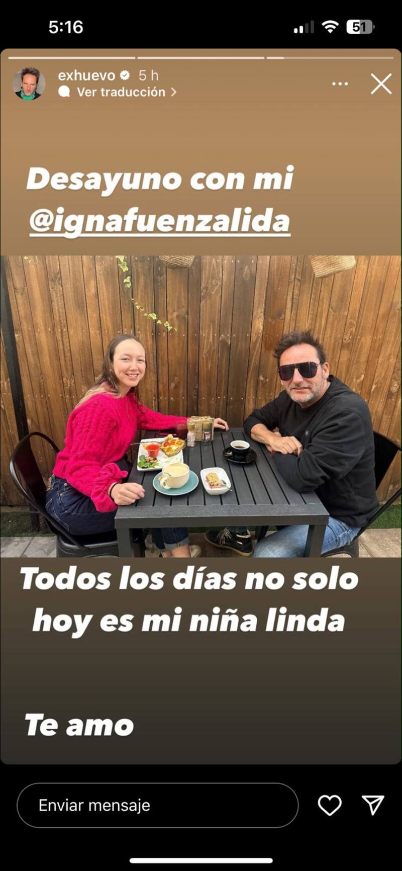 Daniel Fuenzalida celebró el Día del Niño.