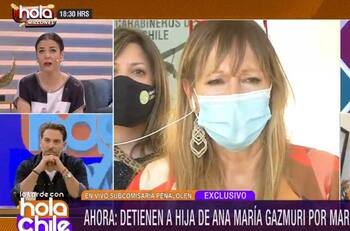 Ana María Gazmuri acusa que "amenazaron a mi hija" en allanamiento