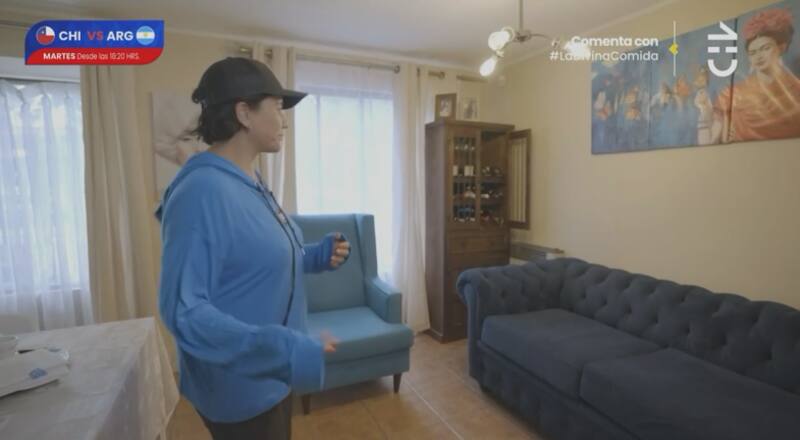 El living de Carolina Soto