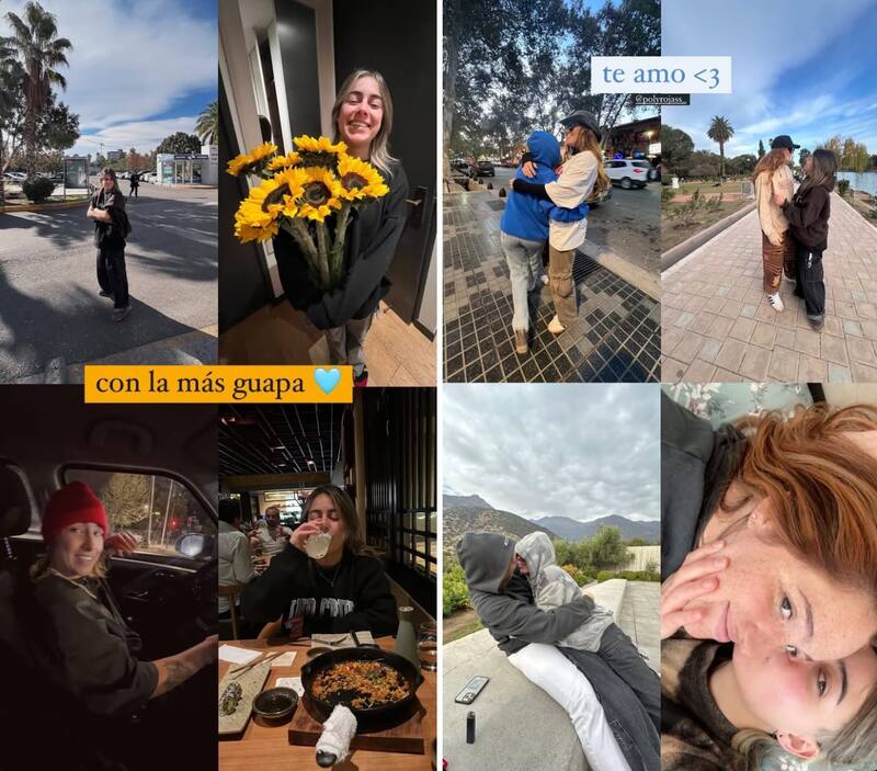 La joven celebró su aniversario de pololeo. Créditos: Instagram
