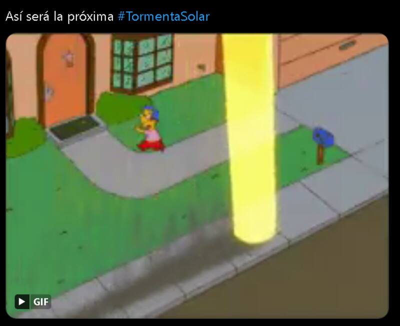 Las referencias captadas ante el fenómeno natural.