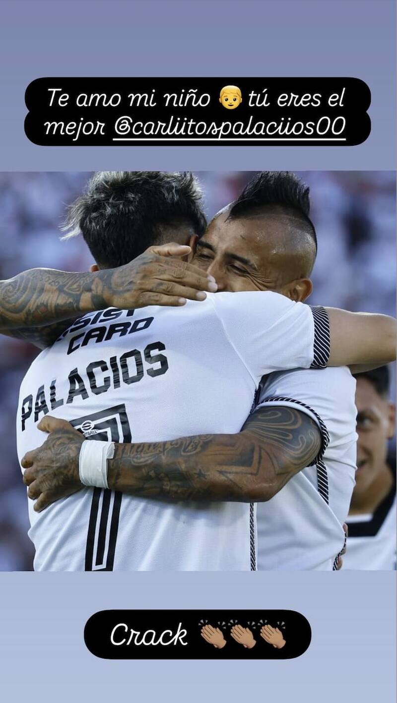 le demostró su apoyo a Carlos Palacios.