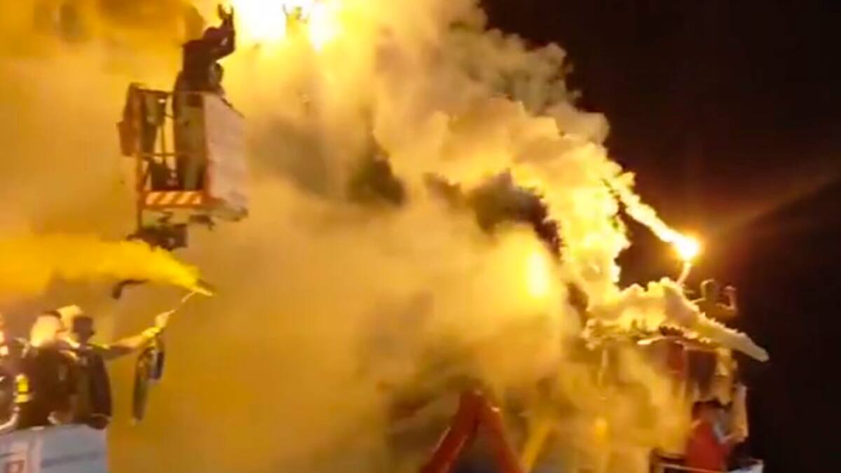 Hinchas en Polonia alentaron a sus corredores a pesar de las restricciones