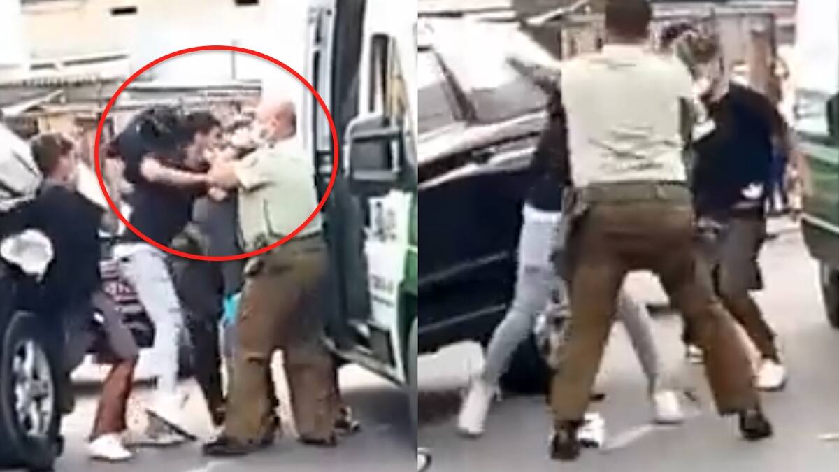 VIDEO | Denuncian nueva golpiza a Carabineros: fueron golpeados en feria de Arica