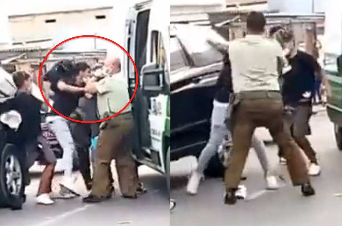 VIDEO | Denuncian nueva golpiza a Carabineros: fueron golpeados en feria de Arica