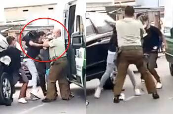 VIDEO | Denuncian nueva golpiza a Carabineros: fueron golpeados en feria de Arica