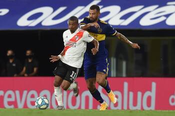 River Plate con Paulo Díaz sacó un punto en su visita a Boca Juniors en el Superclásico de Argentina