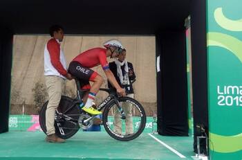 José Luis Rodríguez obtuvo medalla de bronce en la contra reloj del ciclismo en pista de Lima 2019